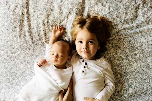 door locks for baby proofing - siblings laying down